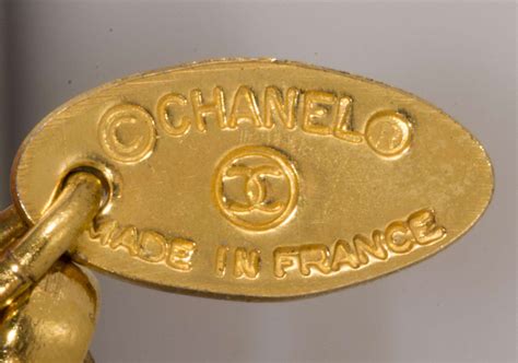 Chanel jewelry oval mark